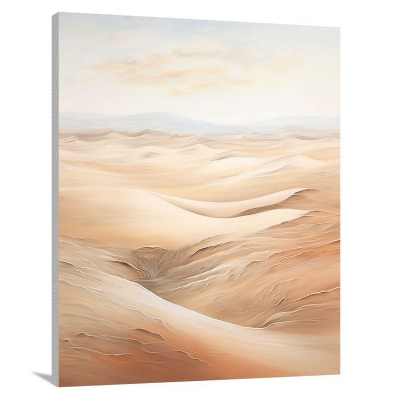 Coastal Sand Dune Symphony - Contemporary Art - Canvas Print