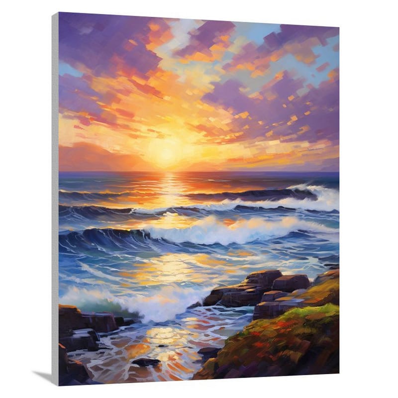 Coastline Serenade - Canvas Print
