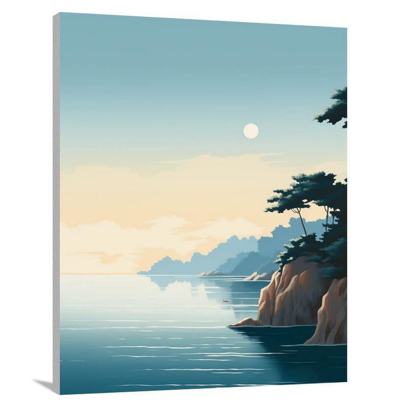 Coastline Serenity - Canvas Print