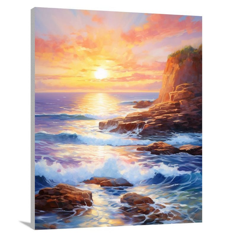 Coastline Symphony - Canvas Print
