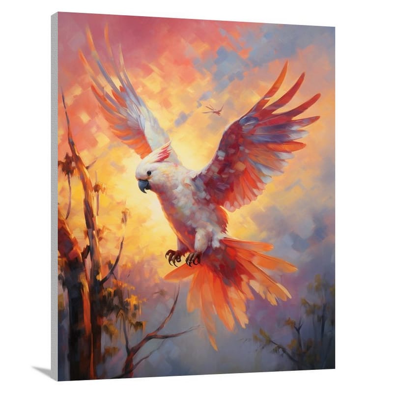 Cockatoo's Flight - Canvas Print