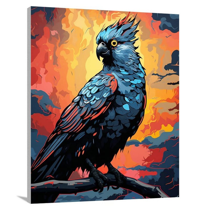 Cockatoo's Solitude - Pop Art - Canvas Print