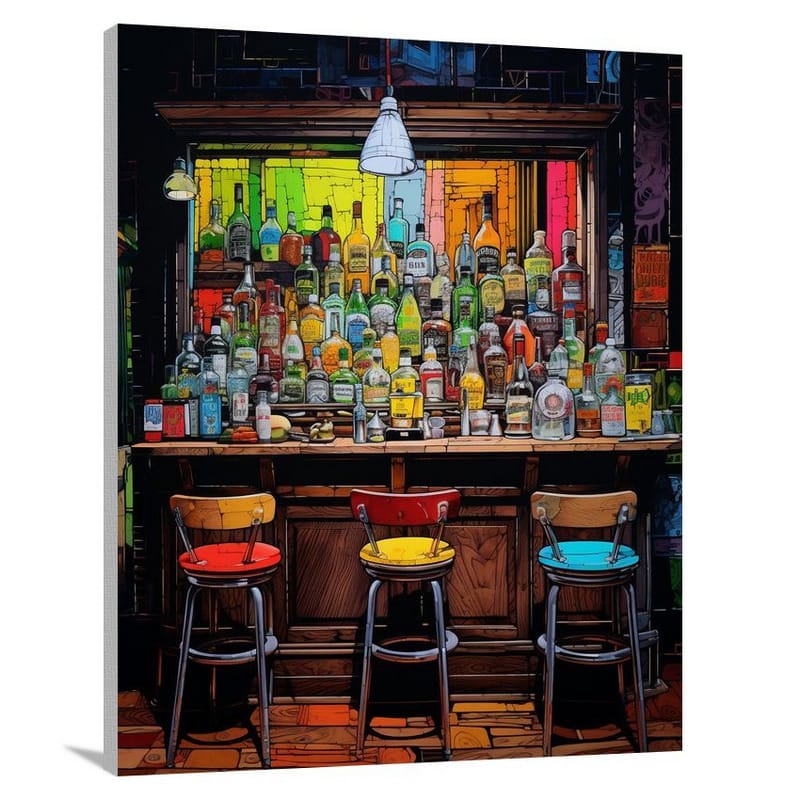 Cocktail Reverie - Pop Art - Canvas Print