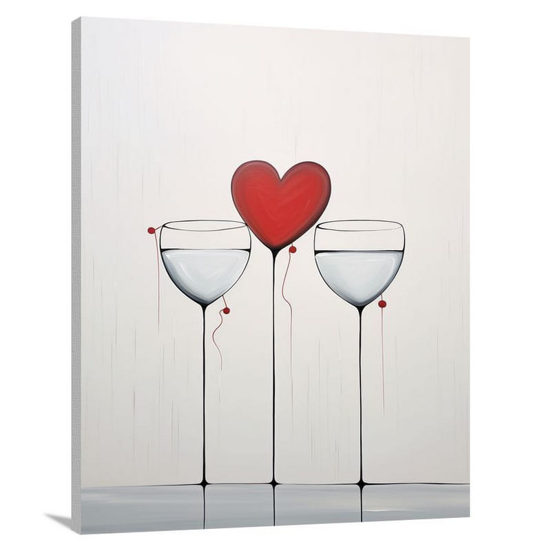 Coffee, Drinks: The Bittersweet Soire - Minimalist - Canvas Print