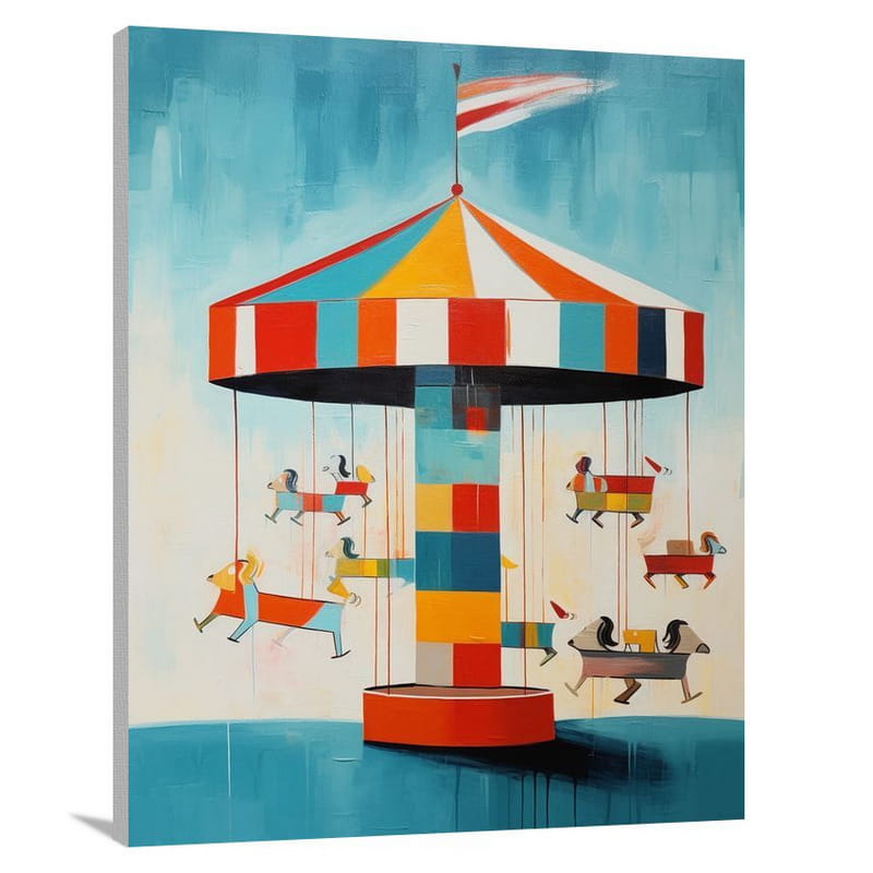 Collectible Carousel - Canvas Print