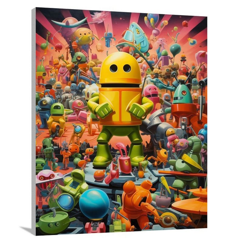 Collectible Toy Army - Canvas Print