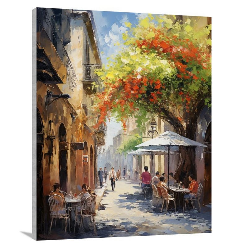 Colombian Caf - Canvas Print