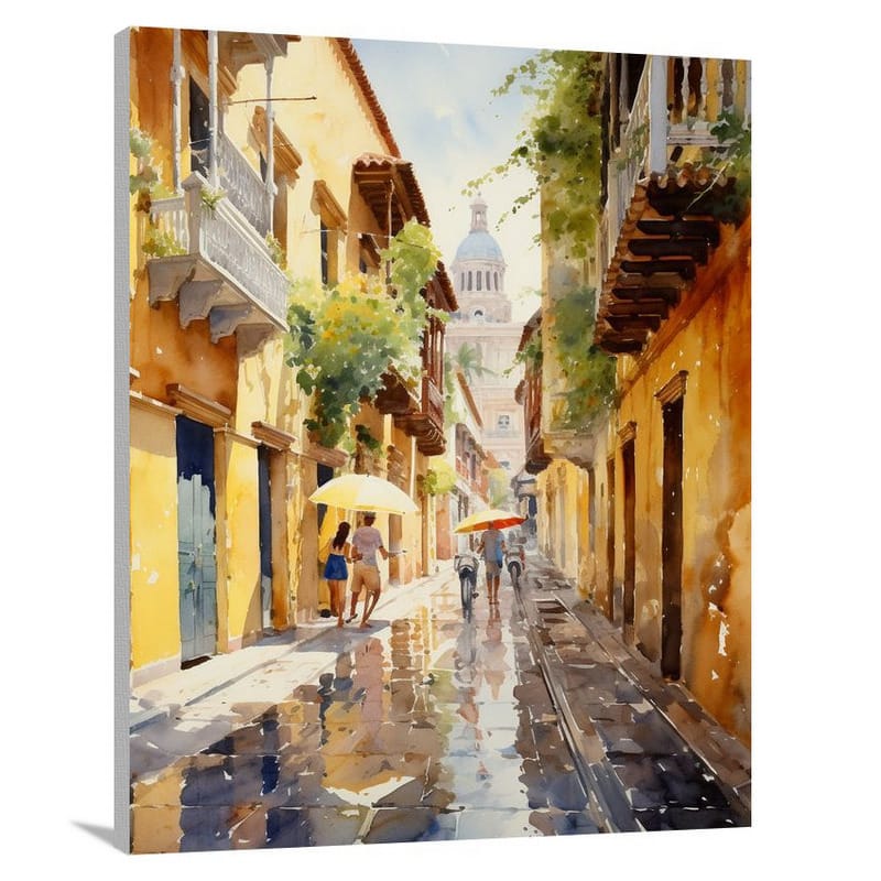 Colombian Rain - Canvas Print