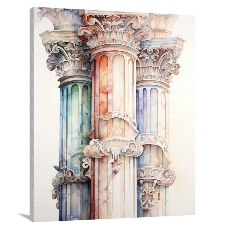 Column Symphony - Canvas Print