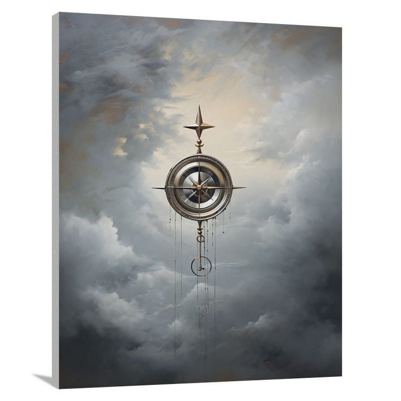 Compass in the Storm - Canvas Print