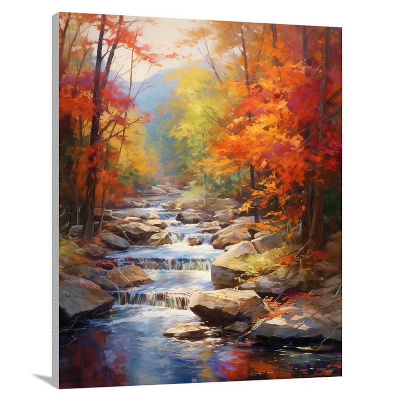 Connecticut Autumn Splendor - Canvas Print