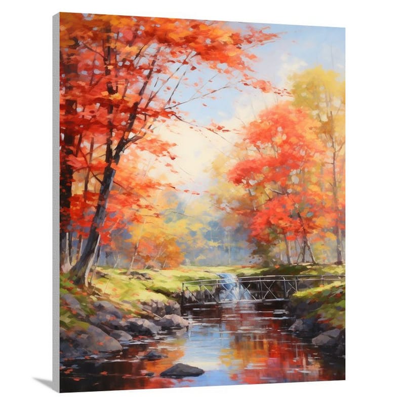Connecticut's Autumn Symphony - Canvas Print
