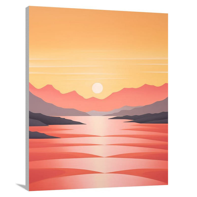 Connecticut Sunset - Canvas Print