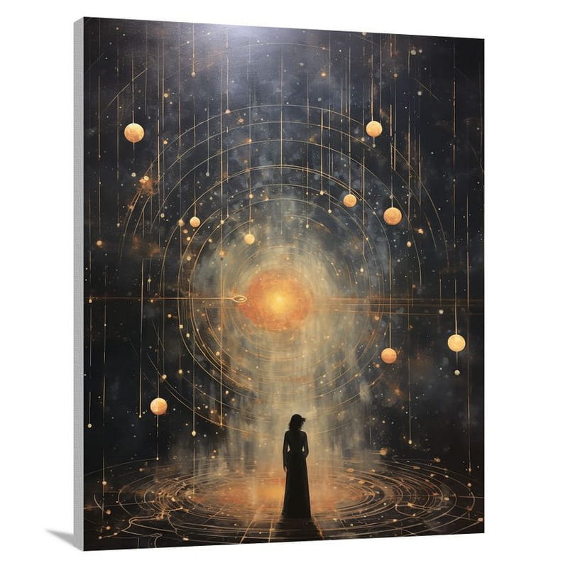 Constellation's Embrace - Canvas Print