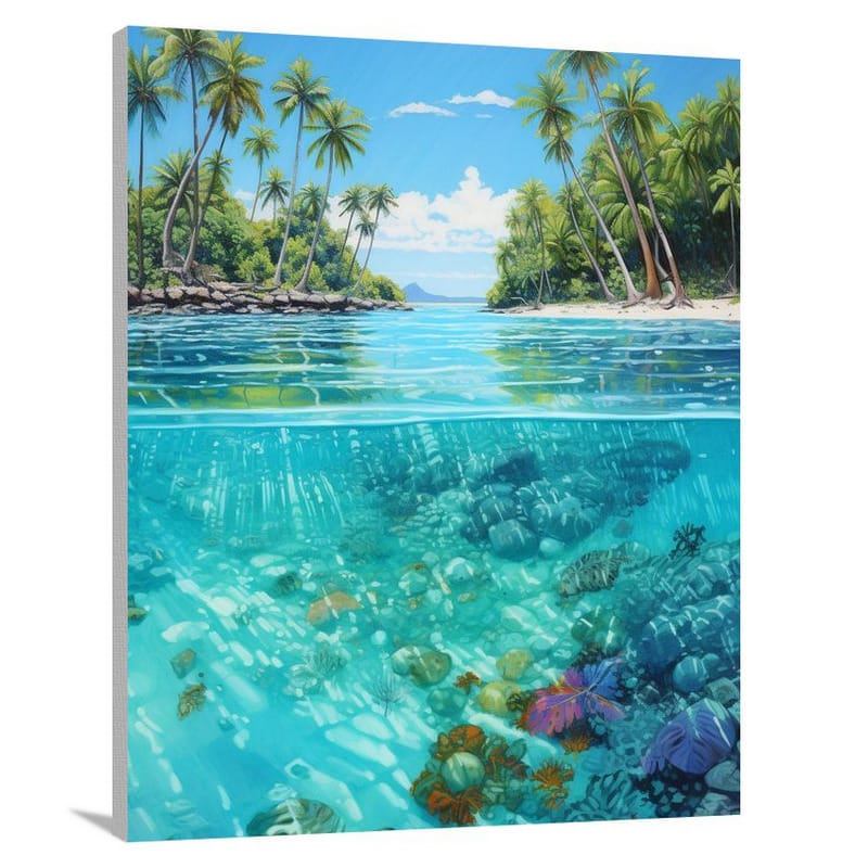 Cook Islands Paradise - Contemporary Art - Canvas Print