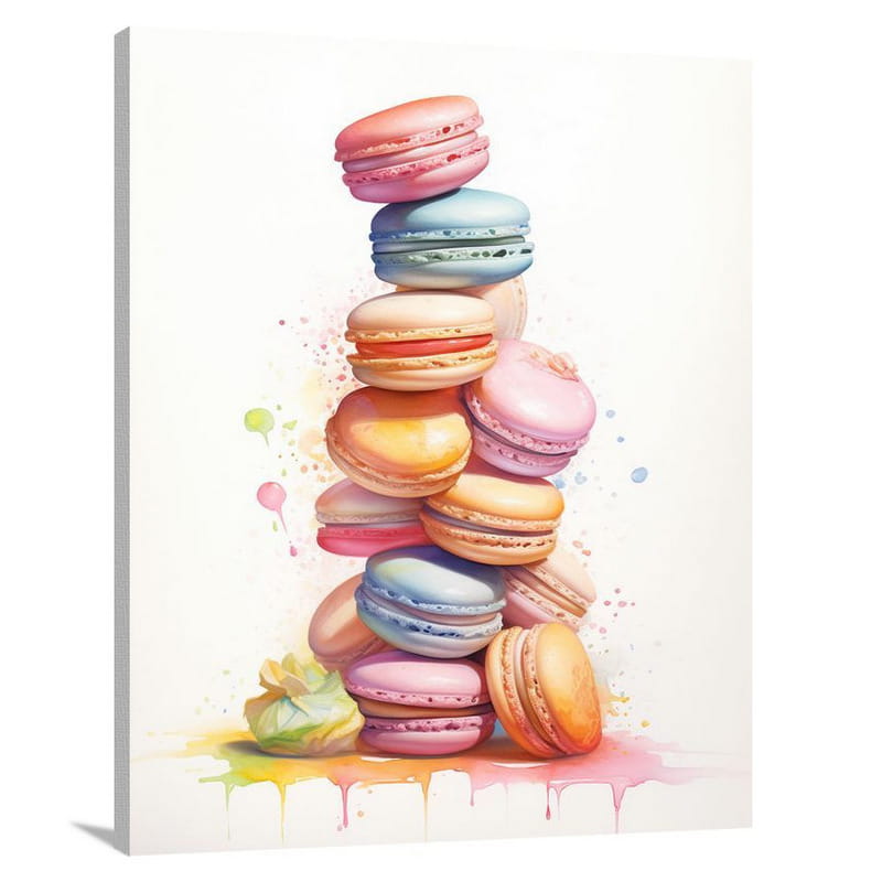 Cookie Delights - Watercolor - Canvas Print