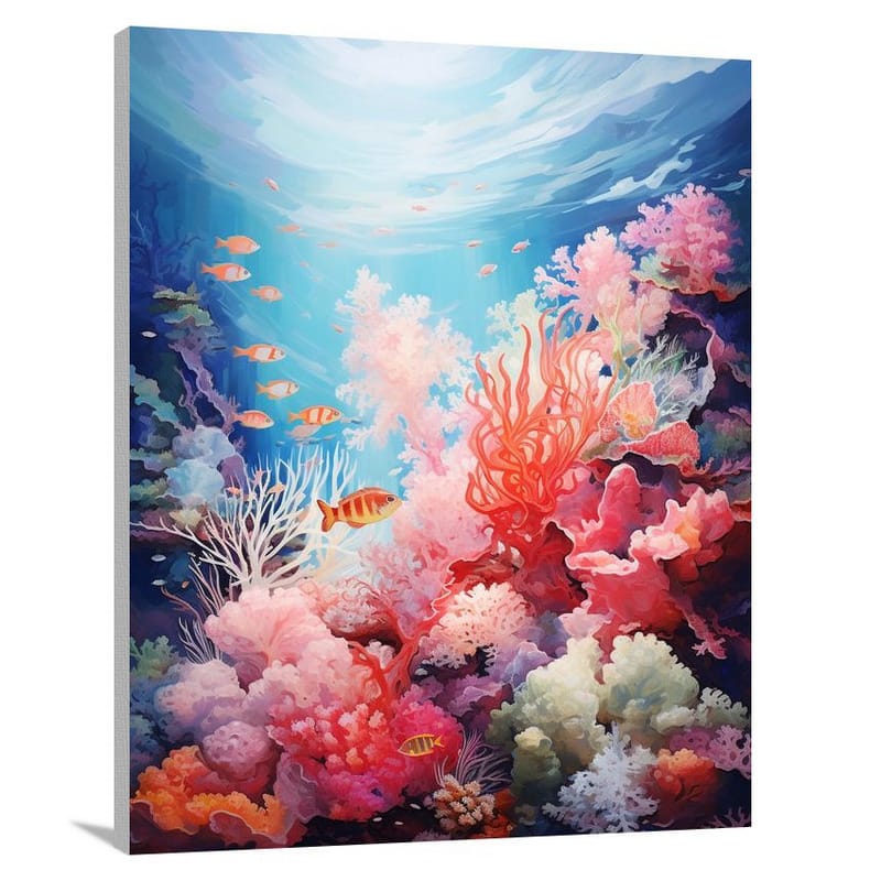 Coral - Contemporary Art - Canvas Print