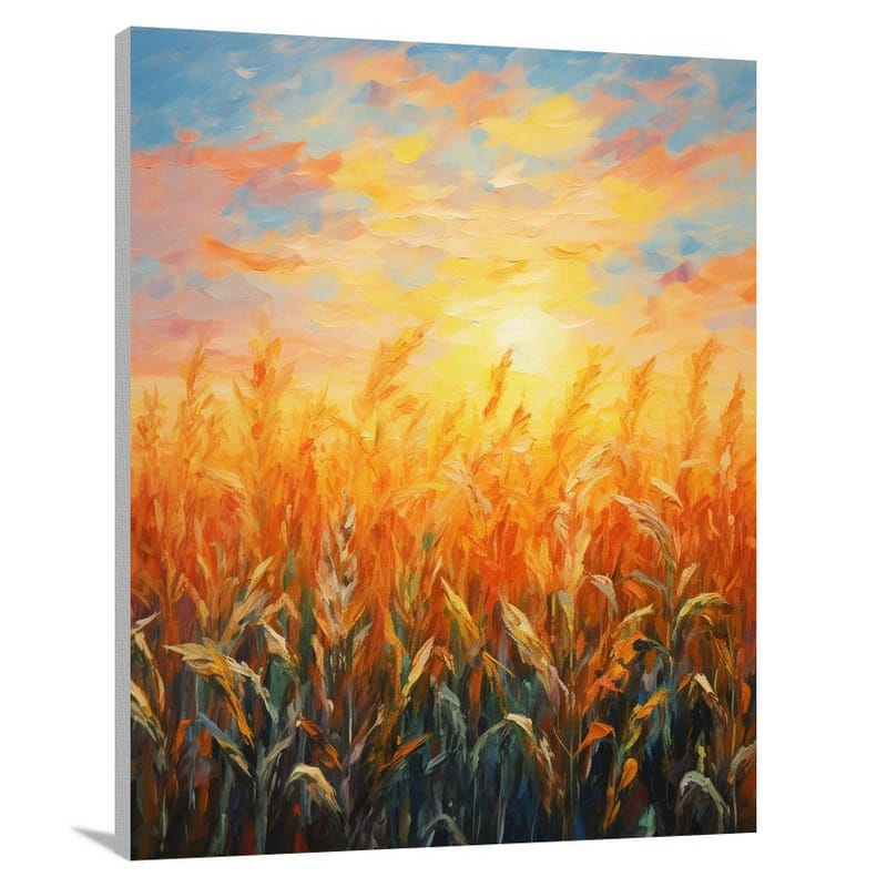 Corn Harvest - Canvas Print