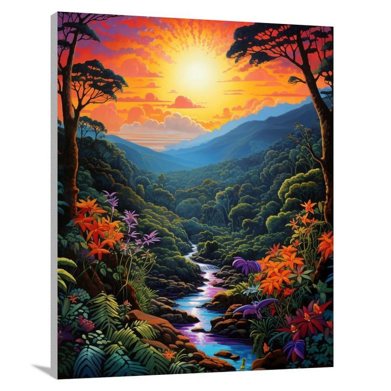 Costa Rica's Enchanted River - Canvas Print