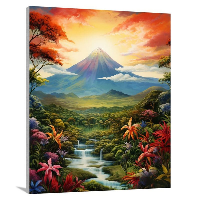 Costa Rica's Majestic Arenal - Canvas Print
