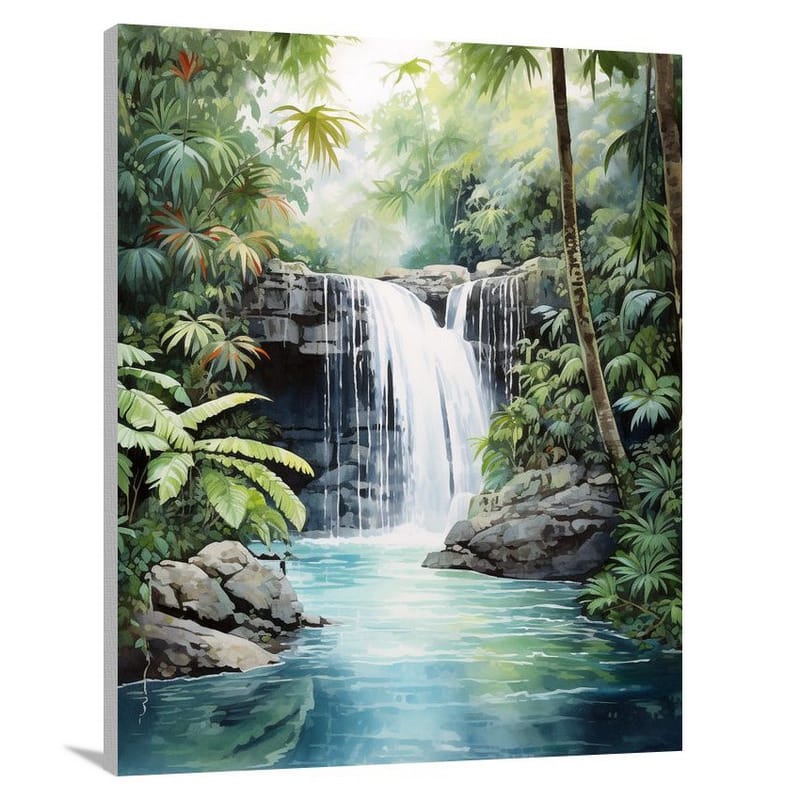 Costa Rica - Watercolor - Canvas Print