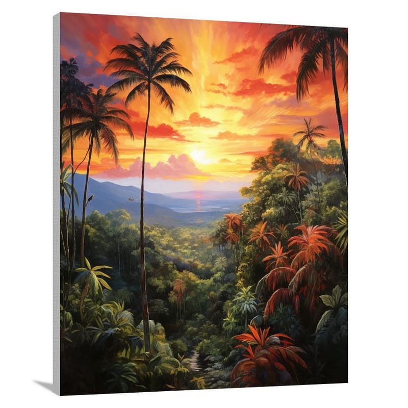 Costa Rican Sunset - Canvas Print