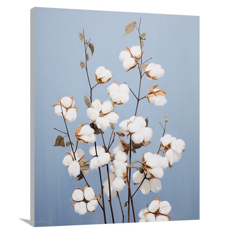 Cotton Blossom Serenity - Canvas Print