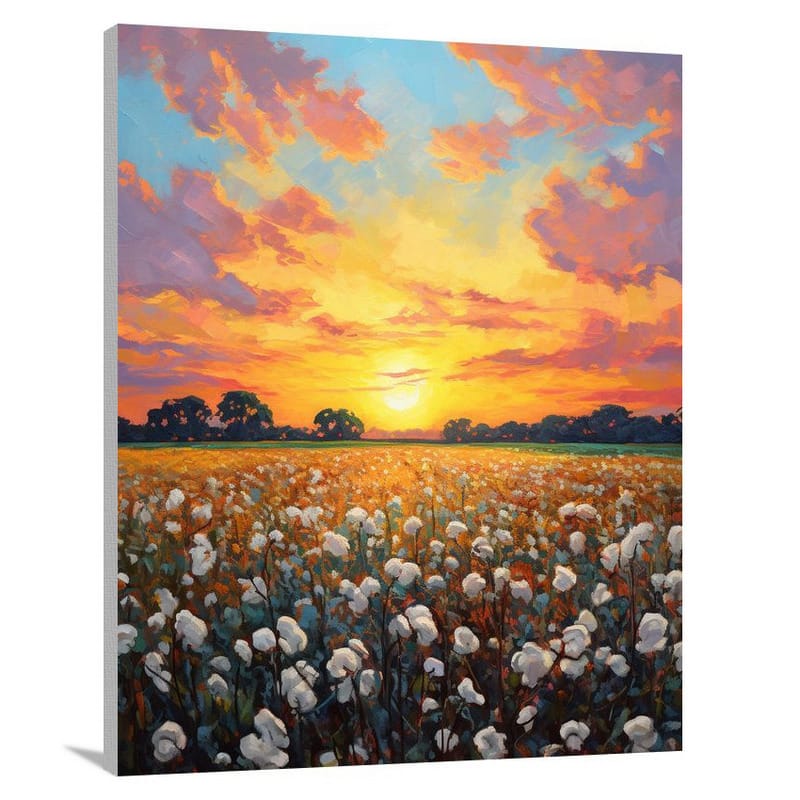 Cotton Symphony - Impressionist - Canvas Print