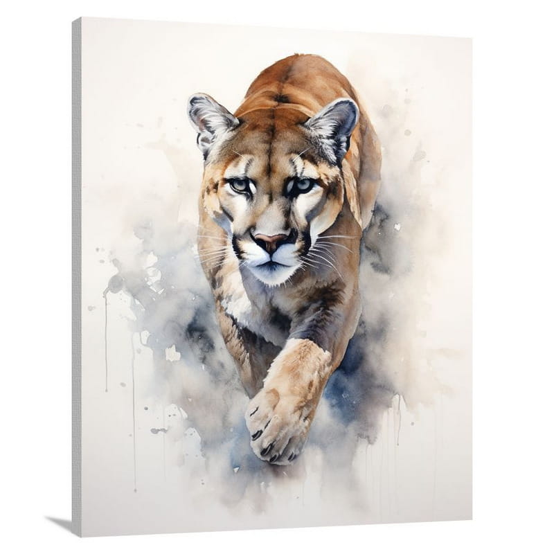 Cougar's Hunt - Canvas Print