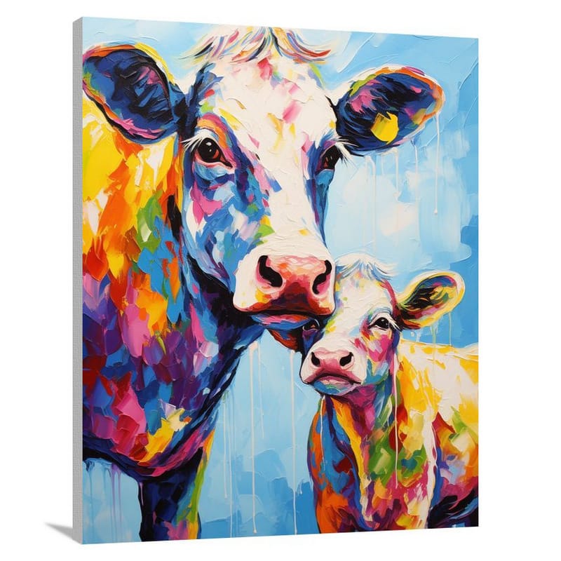 Cow's Love - Canvas Print