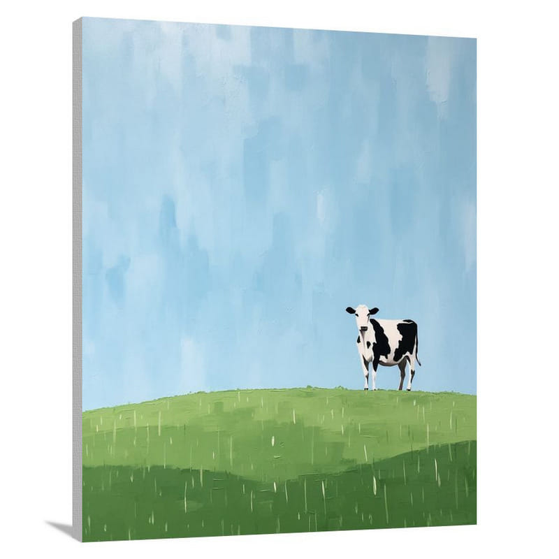 Cow's Serenity - Canvas Print