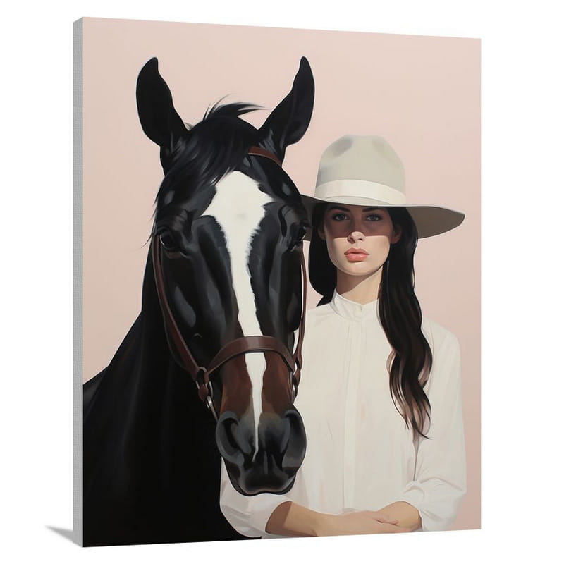 Cowgirl's Mastery - Canvas Print
