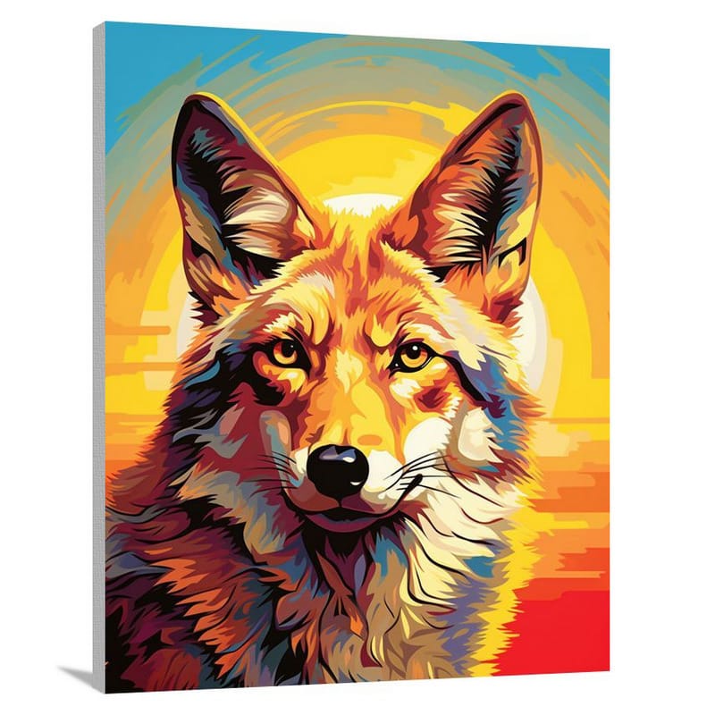 Coyote's Gaze - Canvas Print