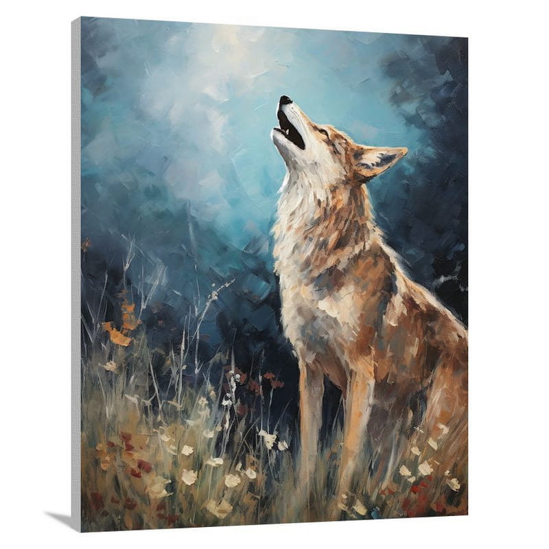 Coyote's Serenade - Canvas Print