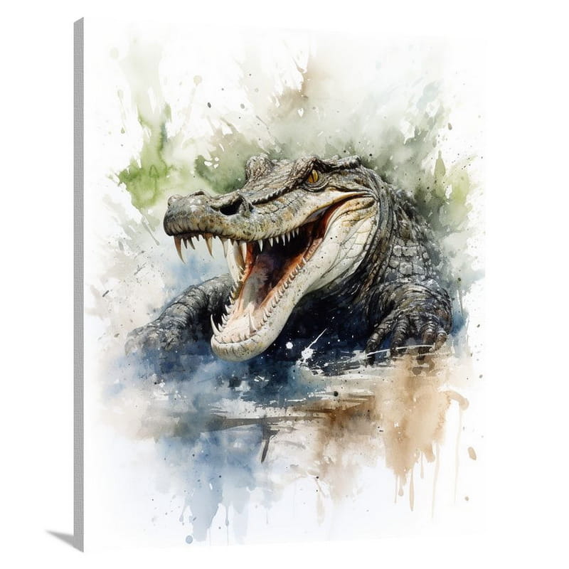 Crocodile's Roar - Canvas Print