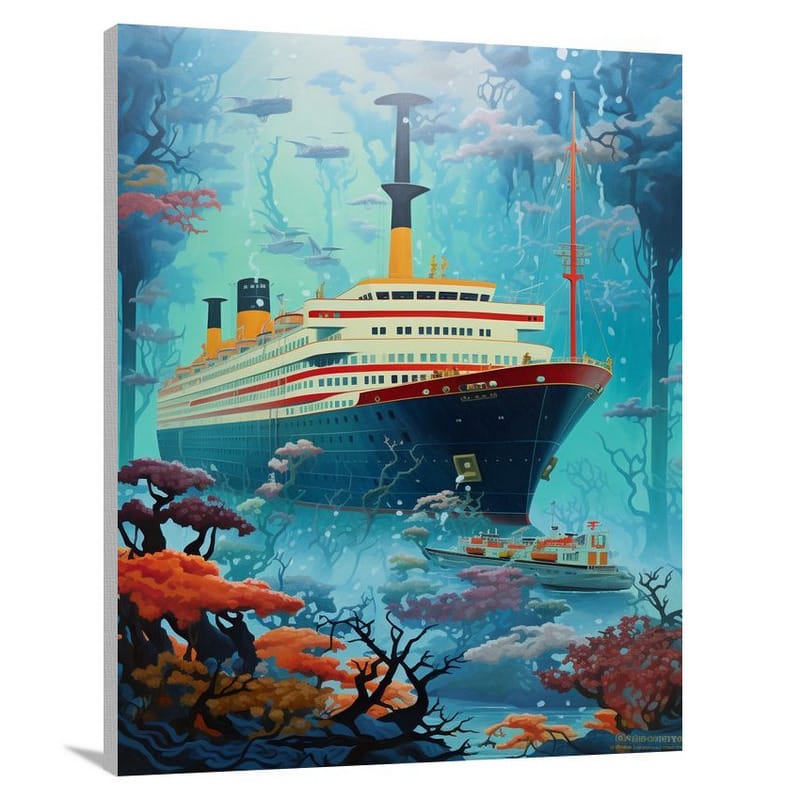 Cruise Ship's Hidden Gems - Canvas Print