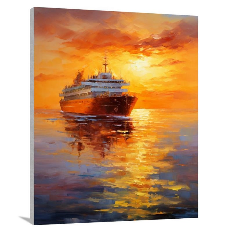 Cruise Ship Voyage - Canvas Print