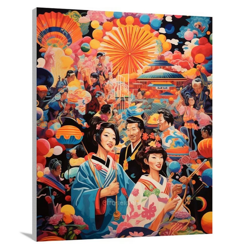 Cultural Kaleidoscope - Pop Art - Canvas Print