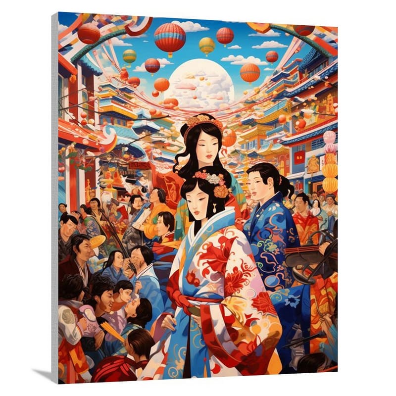 Cultural Tapestry: Chinese Culture Unveiled - Canvas Print