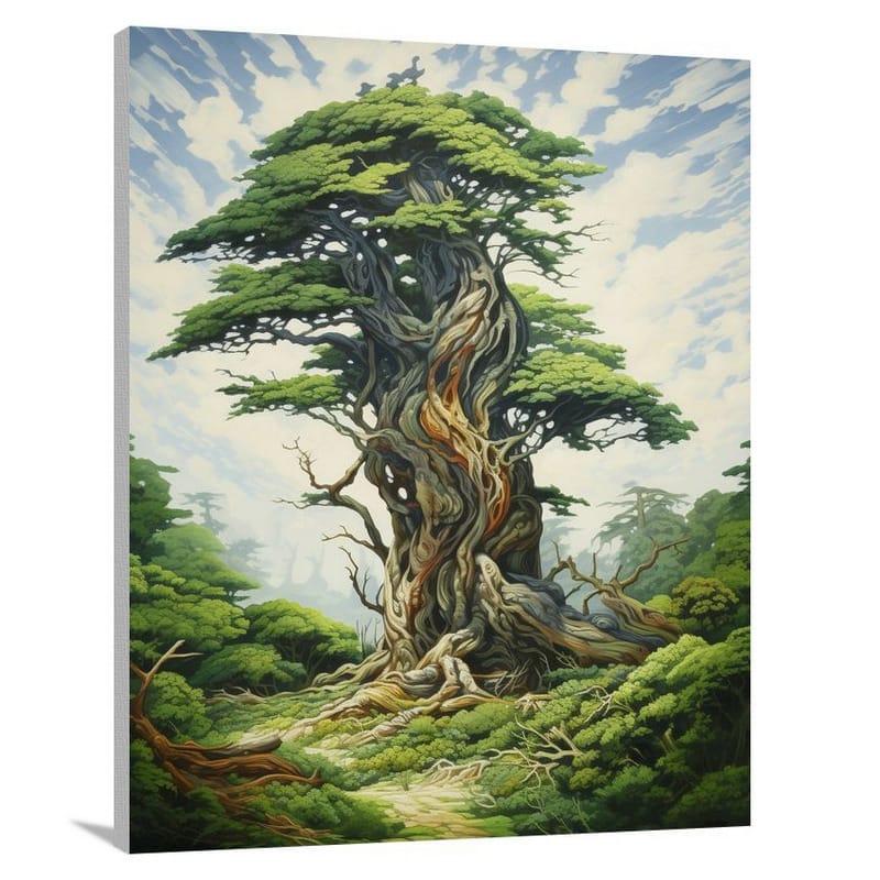 Cypress Solitude - Canvas Print