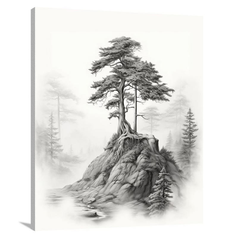 Cypress Tree's Wisdom - Canvas Print