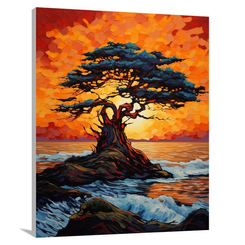 Cypress Tree Serenade - Canvas Print