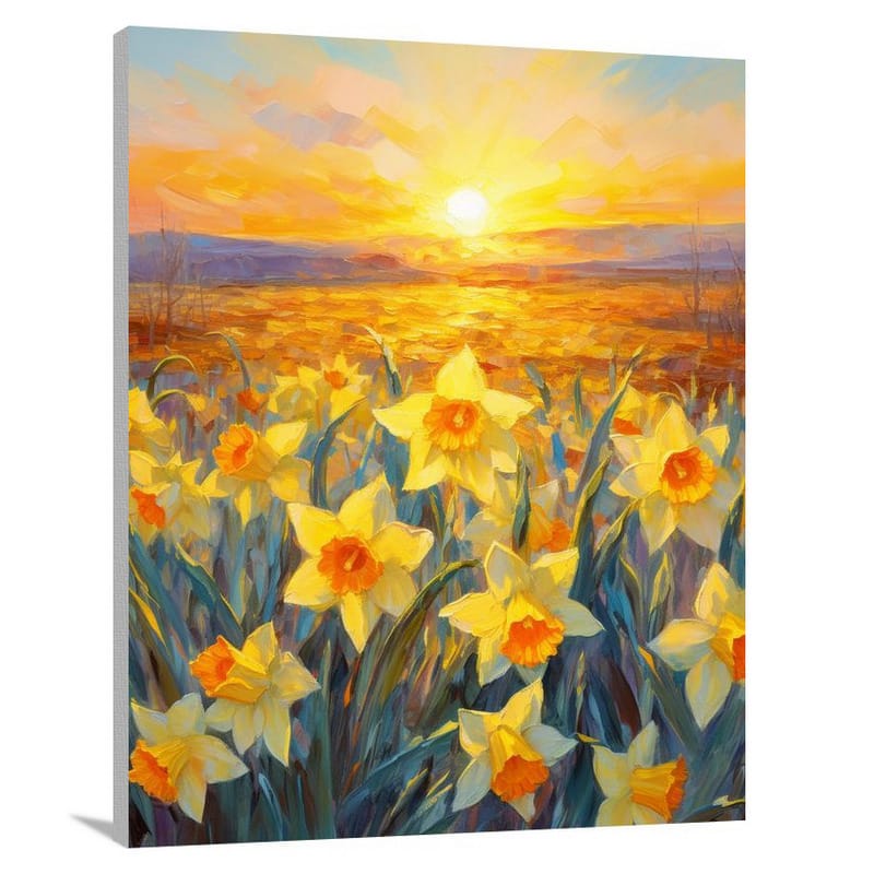 Daffodil Symphony - Canvas Print