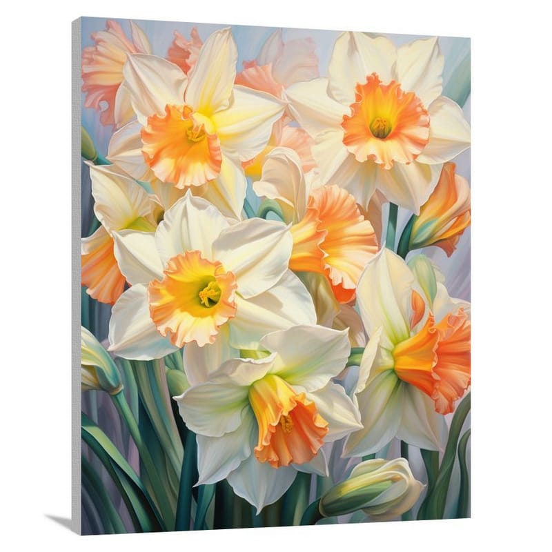 Daffodil Whispers - Canvas Print