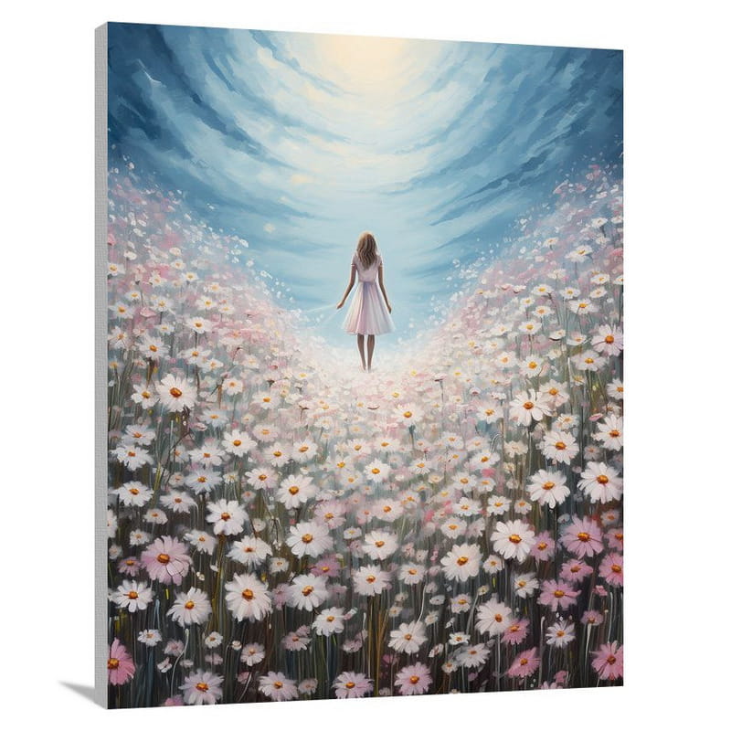 Daisy's Solitude - Canvas Print