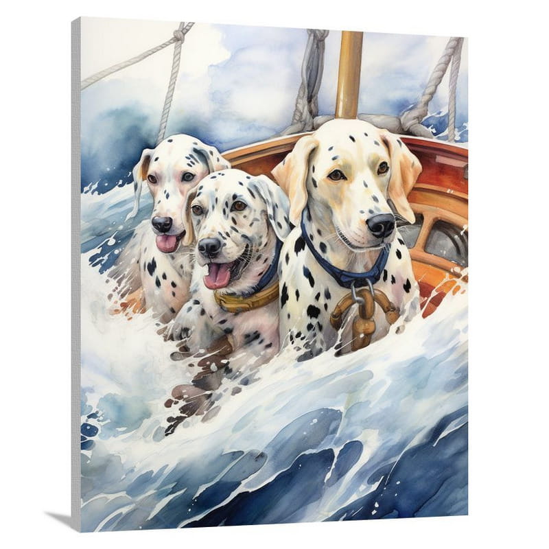 Dalmatian Rescuers - Canvas Print