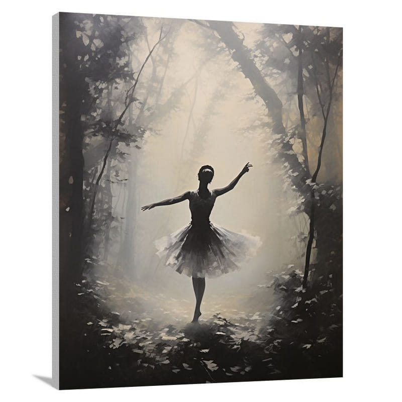 Dancer's Enchanting Forest - Canvas Print