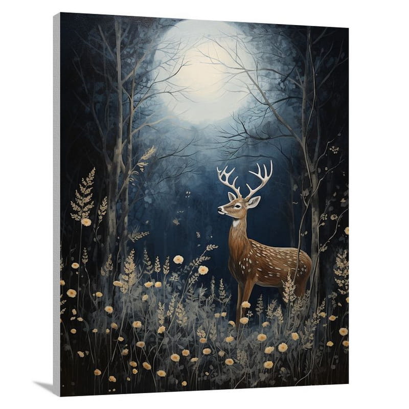 Deer's Serenade - Canvas Print