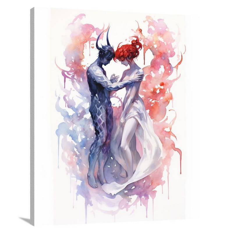 Demon's Enchanting Waltz - Canvas Print