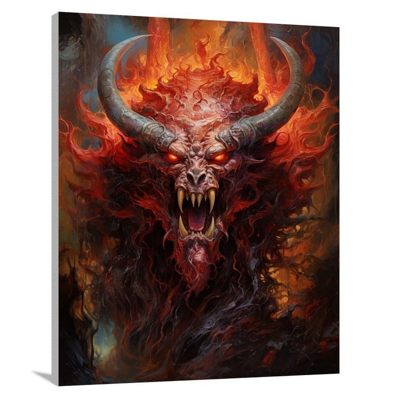 Demon's Reign - Canvas Print